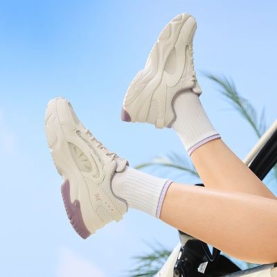 361°女鞋运动休闲鞋夏季网面新款透气老爹轻便厚底休闲运动鞋
