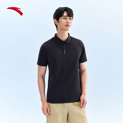 【安踏】精英大师领POLO衫丨健身训练休闲时尚百搭透气舒适简约男短袖