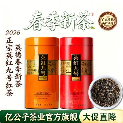 2026春季新茶英红九号英德明前正宗红茶嫩芽浓香英红嫩芽红茶茶叶