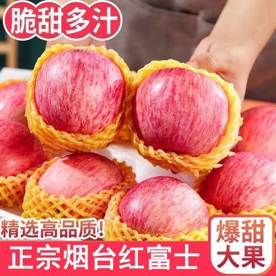 正宗烟台苹果脆甜山东红富士冰糖孕妇新鲜当季应季水果整箱批发
