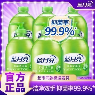 芦荟抑菌蓝月亮抑菌洗手液去污除菌保湿滋润留香家用学校宿舍安全优惠商品图片