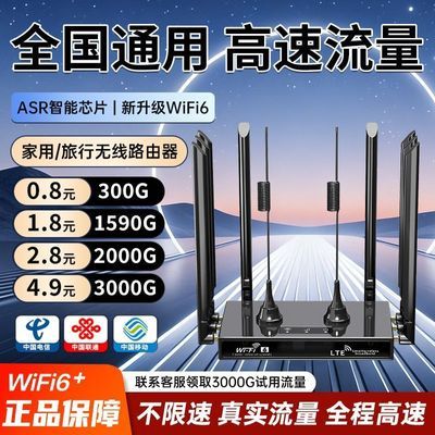 免拉网线WiFi2026新款免装宽带插电即用便捷式CPE无线WiFi路由器