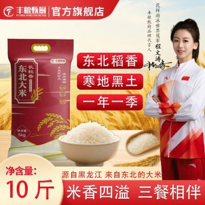 【2025年新米】丰粮甄厨东北长粒香大米一年一季袋装锁鲜10斤装