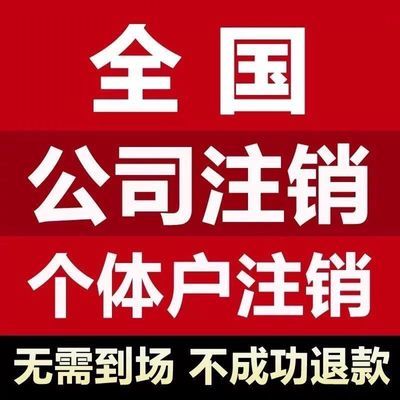 全国营业执照注销个体公司企业东莞江西山东广东河南湖南江西山东