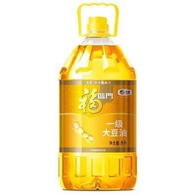 福临门一级大豆油5Lx1桶家用餐饮新老包装随机发