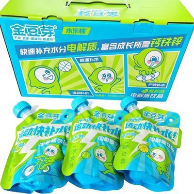 金豆芽钙铁锌电解质水水乐檬运动添能量饮品无添加一口助能上携装优惠商品图片