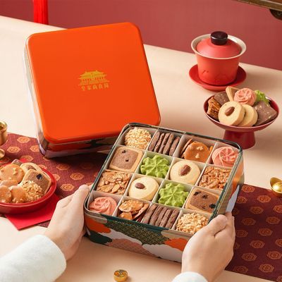 皇家尚食局曲奇饼干礼盒580g8种口味组合装 75元 - 线报酷