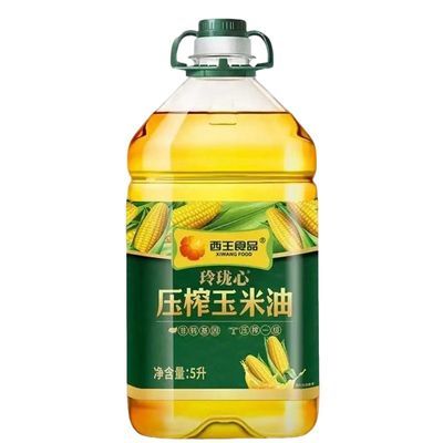 西王玲珑心玉米油5L/桶 非转基因物理压榨物理甾醇胚芽油家庭装