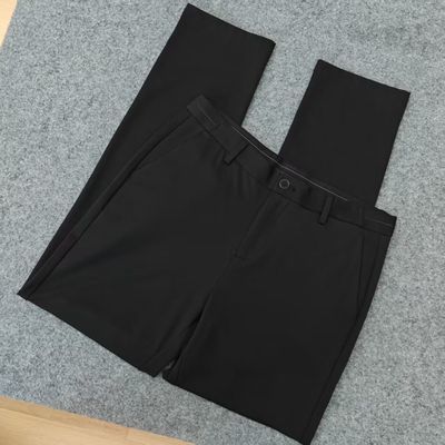 海撤柜男士简约商务纯色夏季弹力休闲裤舒适保暖抗皱直筒裤子087