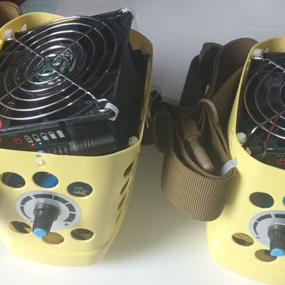 挂腰风扇户外务工必备降温神器有电量显示用着更安全更安心