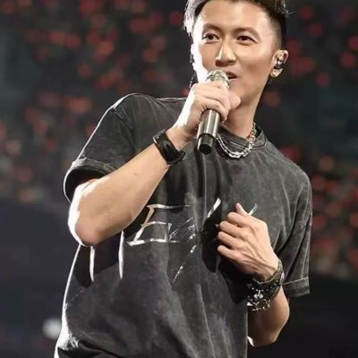 谢霆锋演唱会同款Evolution短袖周边反光镭射T恤纯棉重磅明星同款