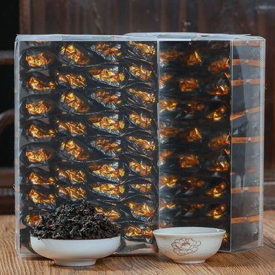 [夏天喝]黑乌龙茶炭焙高浓度茶多酚正宗乌龙茶油切黑乌龙茶叶200g