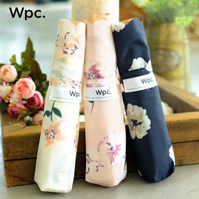 日本Wpc.晴雨伞折叠伞胶囊伞晴雨两用高颜值超轻三折雨伞小巧便携