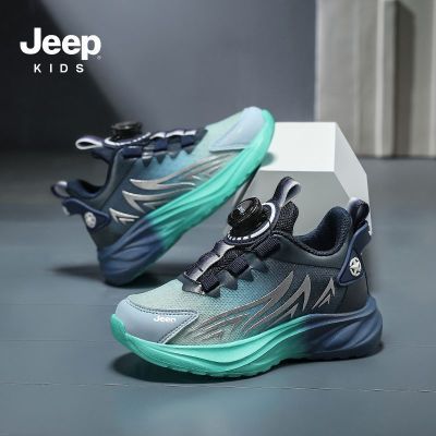 【JEEP】男童2026新款鞋子春秋青少年网面跑步鞋网面透气儿童运动鞋子优惠商品图片