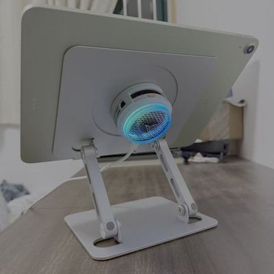 铭卡V3平板支架ipad吃鸡支架磁吸半导体制冷散热器一体游戏架镂空