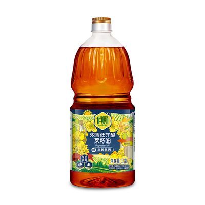 中企联合 俏厨非转浓香低芥酸菜籽油1.8L 央企品质 值得信奈