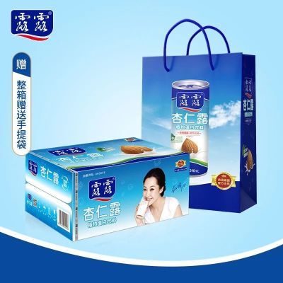 承德露露杏仁露原味240ml*20罐整箱 植物蛋白饮料 节日送礼推荐
