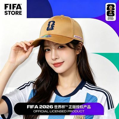 【FIFA】国际足联2026世界杯周边正版棒球帽鸭舌帽加宽帽檐男女同款