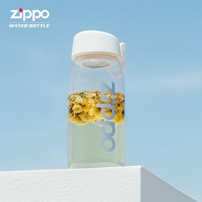 【Zippo】水杯夏季高颜值男女学生运动水杯便携简约防摔透明塑料杯子优惠商品图片
