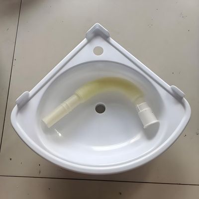 卫生间洗脸盆简易洗手盆壁挂式三角极简工地洗手盆临时塑料洗手盆