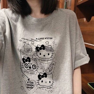 品牌外贸剪标尾单清仓捡漏专柜撤 夏季短袖T恤男女士纯棉半袖潮牌