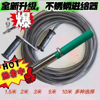 家用加粗厨房洗菜池马桶厕所下水道疏通神器手摇电动两用工具套装