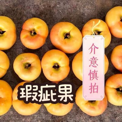 正宗黄油山东蒙阴大黄彩虹黄金油桃蟠桃瑕疵新鲜应季裂口黄桃