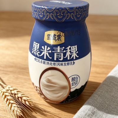 宁夏老酸奶雪域浓青稞黑米罐酸奶200g*4(6月13号)