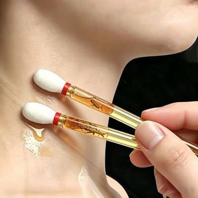 一次性双头型鸦胆子提取掰断即用棉棒型