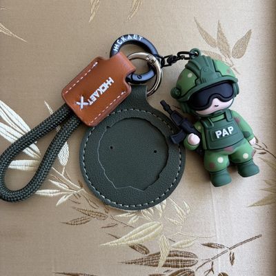 户外公仔潮玩挂饰编织挂绳圆形保护套套朋友纪念日礼物