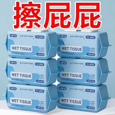 一次性湿厕纸擦屁股私处湿巾干净清爽家庭洁厕羽绒服清洁湿巾