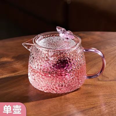 茶壶茶水分离耐高温玻璃蝴蝶泡茶壶2026新款精致女花茶养生茶具