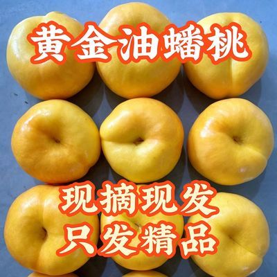 产地直供黄金油蟠桃彩虹扁桃黄心肥厚多汁孕妇可食新鲜速发精品