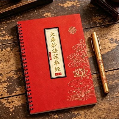 正版大乘妙法莲华经原文精选集抄写经本字帖成人硬笔楷书练字静心