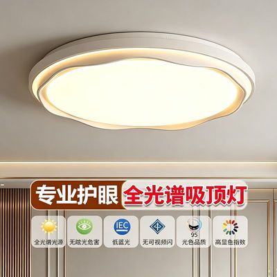全光谱LED主卧室吸顶灯饰创意书客房间次卧灯餐厅阳台灯中山灯具