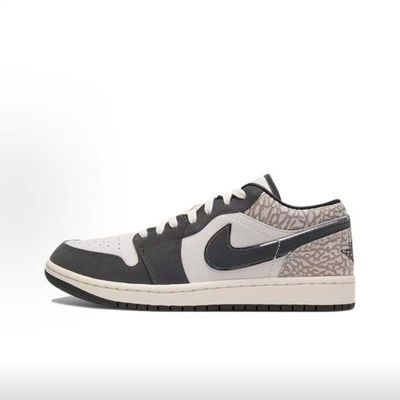Air Jordan 1时尚简约经典百搭低帮复古篮球鞋男款帆白宝蓝IU2268