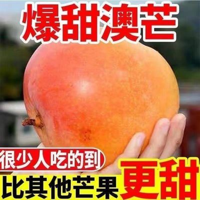 正宗云南澳芒苹果当季芒果彩虹应季现摘新鲜凯特水果批发整箱
