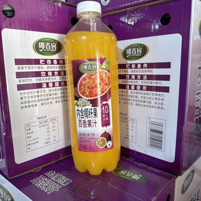 26年8月产6 瓶x1.5升装椰香客百香果味复合果汁一整箱优惠商品图片