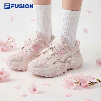 硬糖绽放|FILA FUSION斐乐女鞋老爹鞋夏季新款厚底增高休闲运动鞋