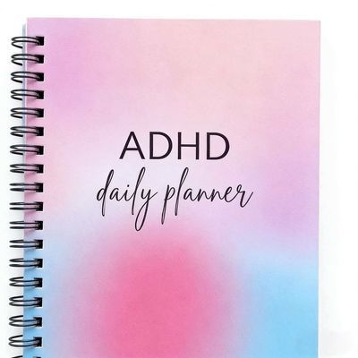 跨境ADHD daily planner计划本记录本彩虹封面笔记本优惠商品图片