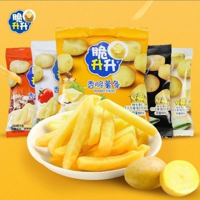 【脆升升】香脆薯条2500g小袋经典蜂蜜黄油办公零食宿舍便携小吃优惠商品图片