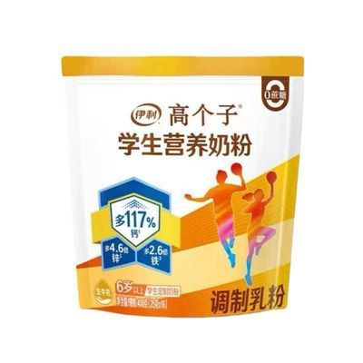 【伊利】正品400克高个子学生营养奶粉女士奶粉袋装独立便携装特价优惠商品图片