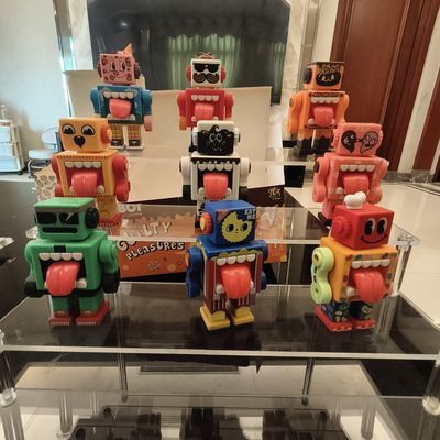 正版ZCWO OBOT机器人美味诱罪盲盒,潮玩手办摆件玩具潮流礼物