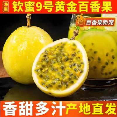 黄金百香果新鲜大果产地现摘酸甜精选好果应季新鲜热带水果百香果