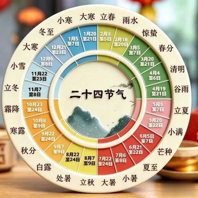 【二十四节气】知识小科普磁吸亚克力冰箱贴好寓意送朋友礼物收藏