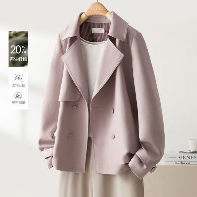 IHIMI/海谧【经典衣橱通勤风衣】26秋简约实穿CleanFit风知性风衣