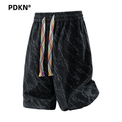 PDKN潮牌 美式复古格纹短裤男2026夏季新款潮流休闲薄款五分裤子【3天内发货】