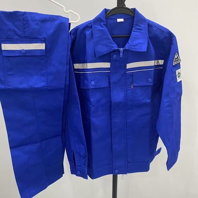 春秋季防静电工作服套装耐磨电子厂车间加油站反光劳保服定制工装优惠商品图片