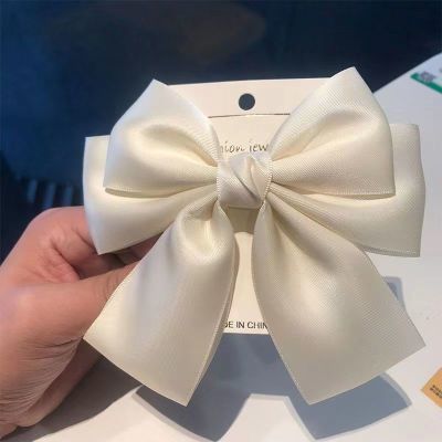 超仙纯手工鸭嘴三层大蝴蝶结公主风蝴蝶结发饰双层新款韩系发夹