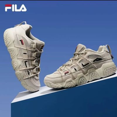 【情侣经典篮球面包鞋】FILA/斐乐复古老爹鞋时尚休闲鞋T12W3232【3天内发货】